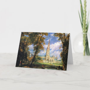 Salisbury Cathedral from the Bishop's Grounds Card