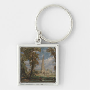 Salisbury Cathedral from the Bishop's Grounds Key Ring