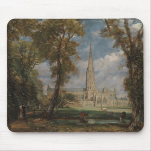 Salisbury Cathedral from the Bishop's Grounds Mouse Mat
