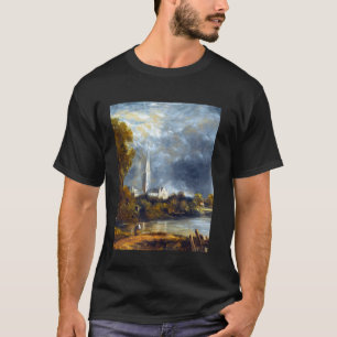 Salisbury Cathedral John Constable Romanticism Lan T-Shirt