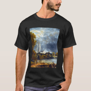 Salisbury Cathedral John Constable Romanticism Lan T-Shirt