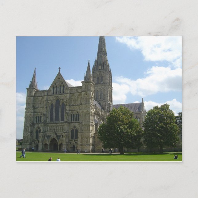 Salisbury Cathedral Postcard (Front)
