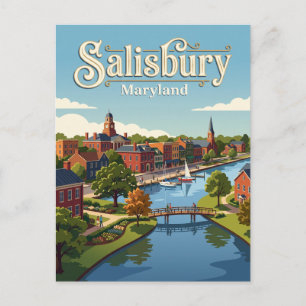 Salisbury, Maryland Postcard