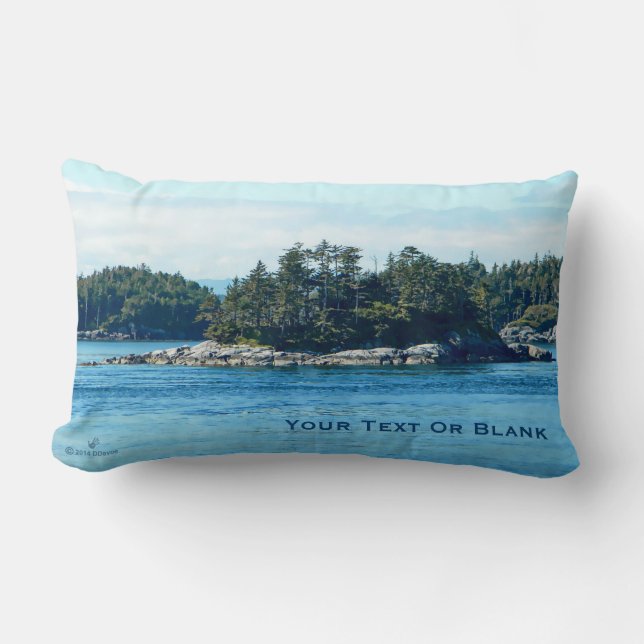 Salish Island Lumbar Cushion (Front)