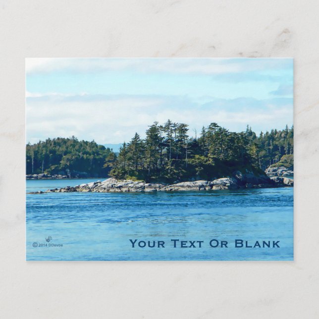 Salish Island Postcard (Front)