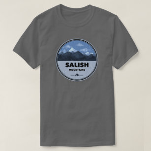 Salish Mountains Montana Camping T-Shirt