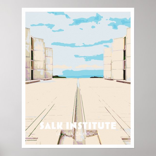 Salk Institute Poster (Front)