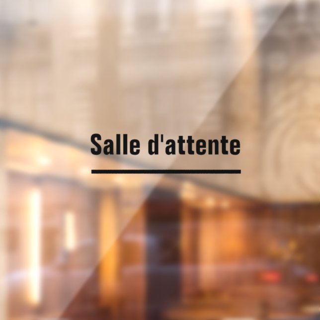 salle d attente sticker autocollant vinyl (Sheet 2)
