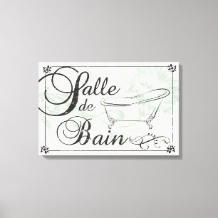 Salle de Bain Canvas Print