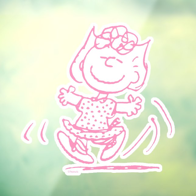 Sally Brown Dancing Window Cling (Sheet 3)
