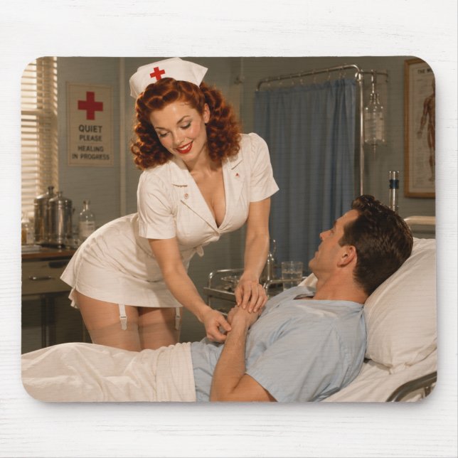 Sally Monroe - Your Pulse Seems Elevated Mouse Mat (Front)