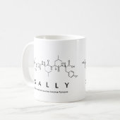 Sally peptide name mug (Front Left)