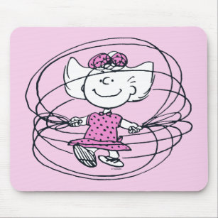 Sally Playing Jump Rope Mouse Mat