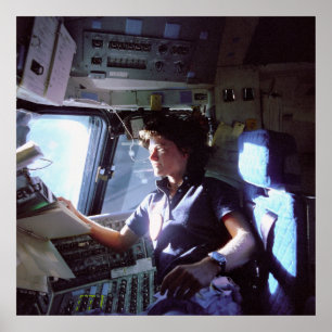 Sally Ride - First U.S. Woman In Space Poster