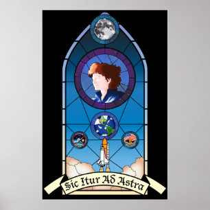 Sally Ride Memorial Poster