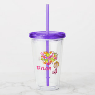 Sally Thinking of Flowers Acrylic Tumbler