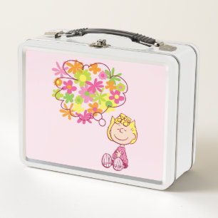 Sally Thinking of Flowers Metal Lunch Box