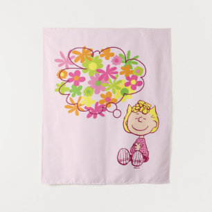 Sally Thinking of Flowers Tapestry