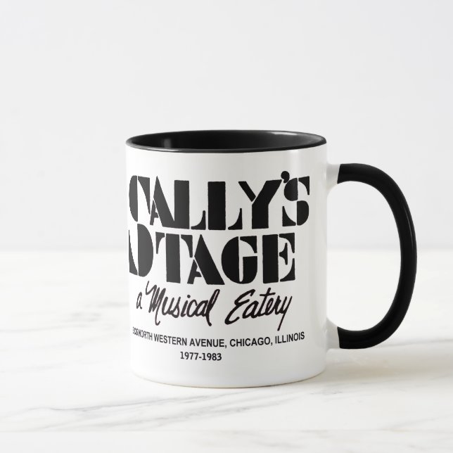 Sally's Stage Restaurant, Chicago, IL Mug (Right)