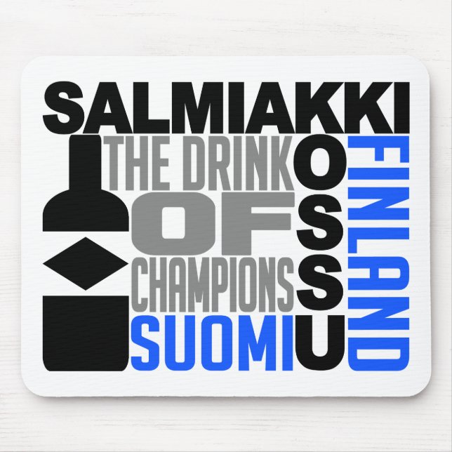 Salmiakki Kossu mousepad (Front)