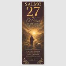 Salmo 27 Bookmark | Spanish Christian Bible Verse