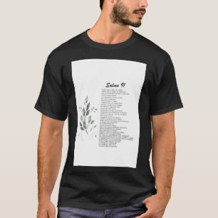 Salmo 91, Spanish Bible Verse  T-Shirt
