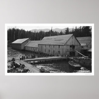 Salmon Cannery Ketchikan, Alaska 1918 Poster