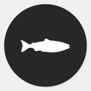 Salmon Classic Round Sticker