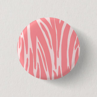 Salmon Coloured Animal Print Button