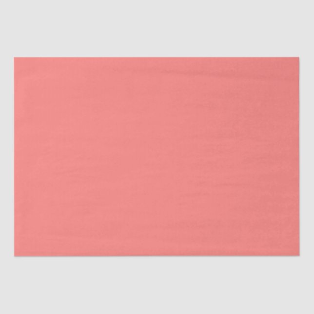 Salmon Coral Modern Maximalist Christmas Tissue Paper (Front)