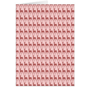 Salmon Deer Pattern Background