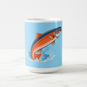 Salmon fish coffee mug