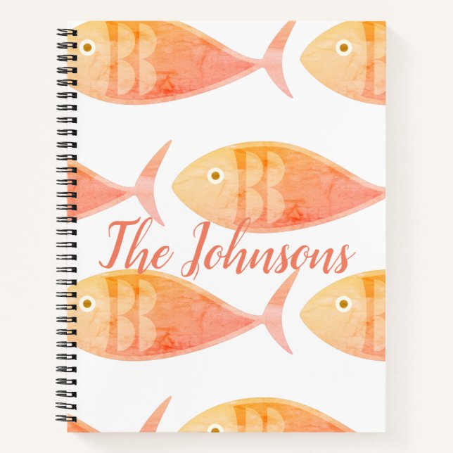 Salmon Fish Group Notebook (Front)
