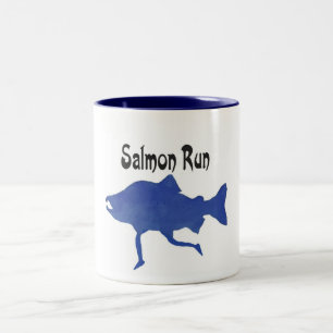 Salmon (FISH) Two-Tone Coffee Mug