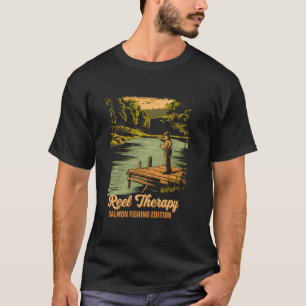 Salmon Fisher Salmon Fisherman Salmon Fishing Salm T-Shirt