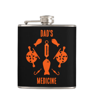 Salmon Fishing Alaska Hip Flask