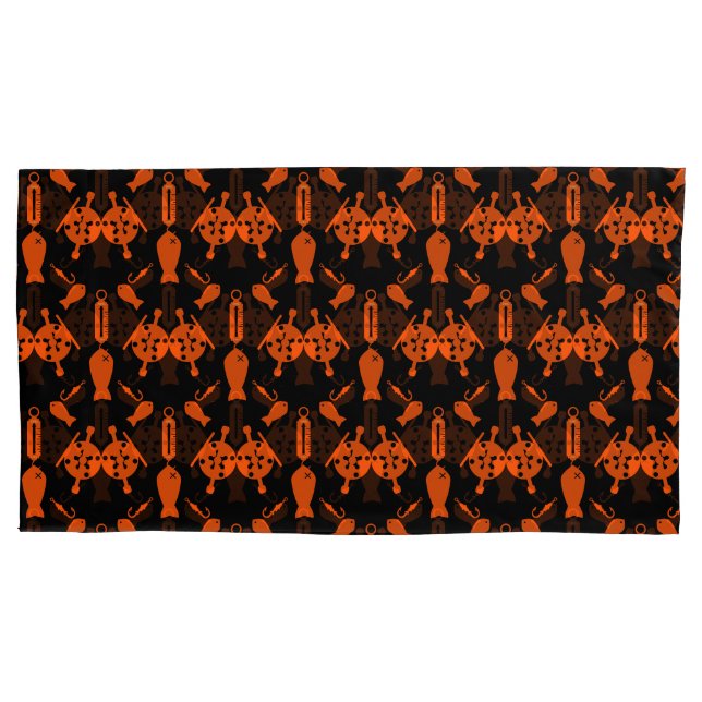 Salmon Fishing Alaska Pillowcase (Front-Left)