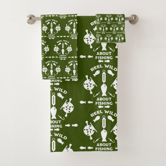 Salmon fishing Canada Bath Towel Set (Insitu)