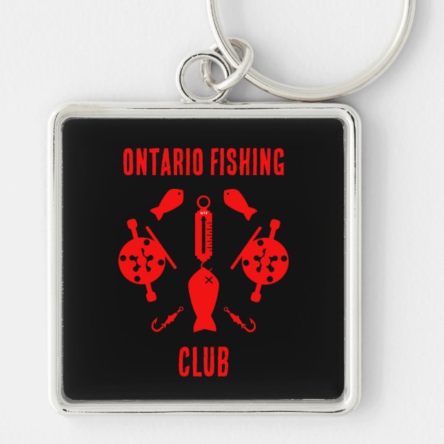 Salmon fishing Canada Key Ring (Front)