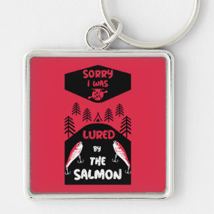Salmon Fishing Canada Key Ring