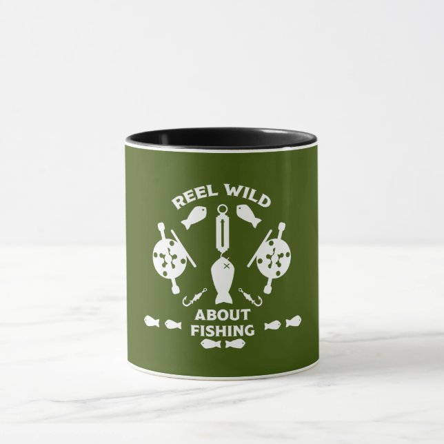 Salmon fishing Canada Mug (Center)