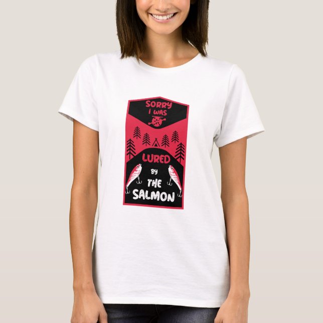 Salmon Fishing Canada T-Shirt (Front)