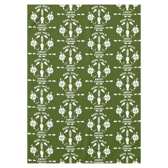 Salmon fishing Canada Tablecloth (Front)