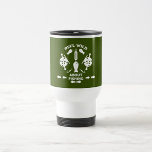 Salmon fishing Canada Travel Mug