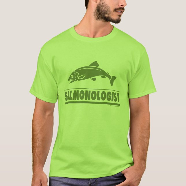 Salmon Fishing T-Shirt (Front)