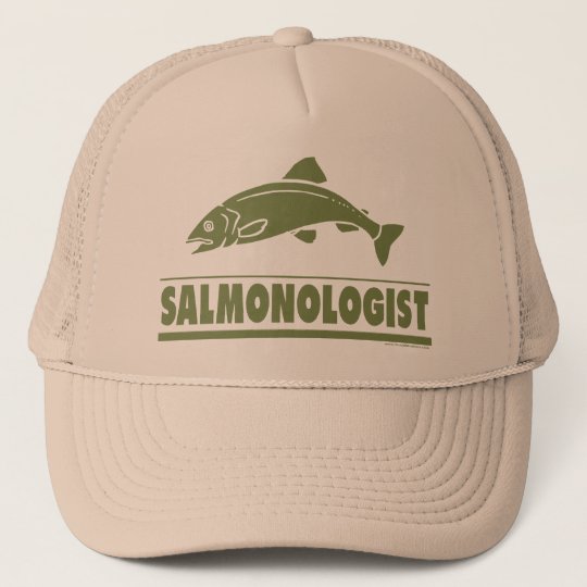 Salmon Fishing Trucker Hat Zazzle.co.uk