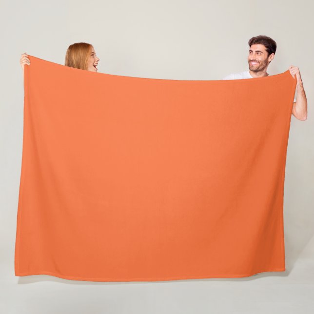 Salmon Fleece Blanket (In Situ)