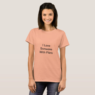 Salmon I Love Someone With Fibro TShirt