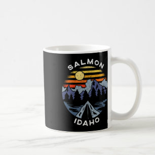 Salmon Idaho Mountains Vacation Camping Souvenir Coffee Mug