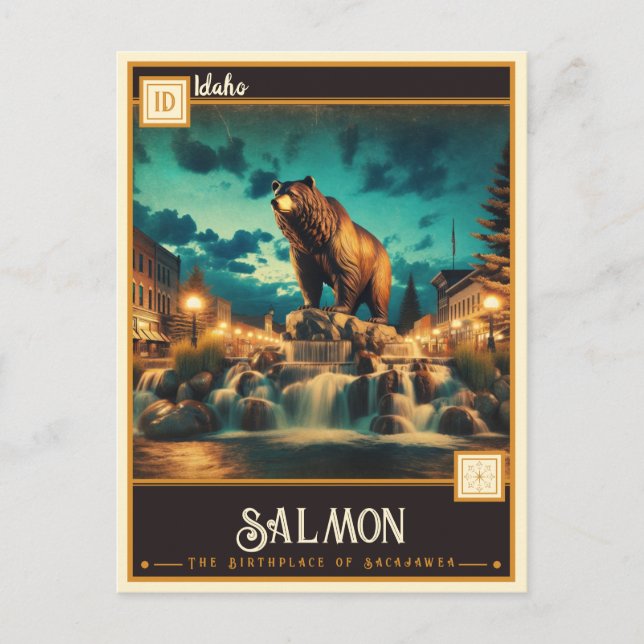 Salmon, Idaho  | Vintage Postcard (Front)